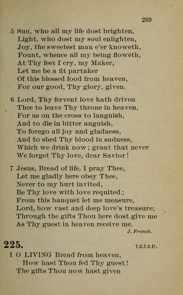 Hymnal: for churches and Sunday-schools of the Augustana Synod page 269