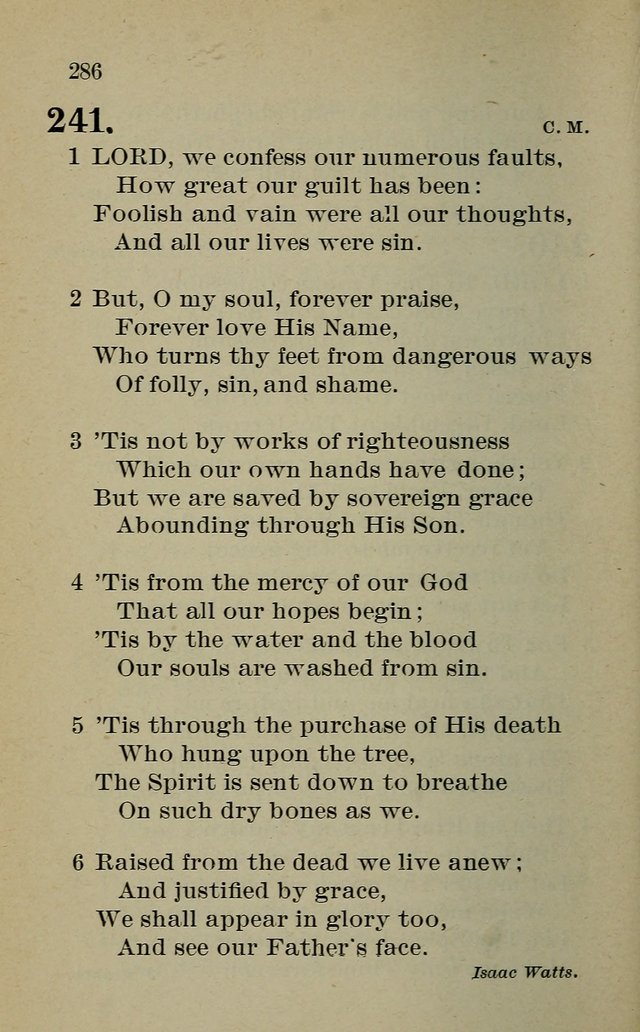 Hymnal: for churches and Sunday-schools of the Augustana Synod page 286