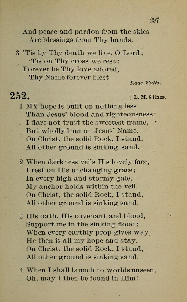 Hymnal: for churches and Sunday-schools of the Augustana Synod page 297