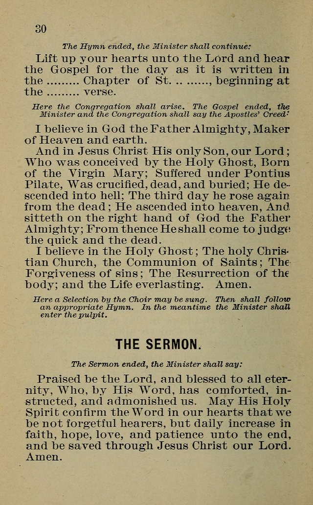 Hymnal: for churches and Sunday-schools of the Augustana Synod page 30