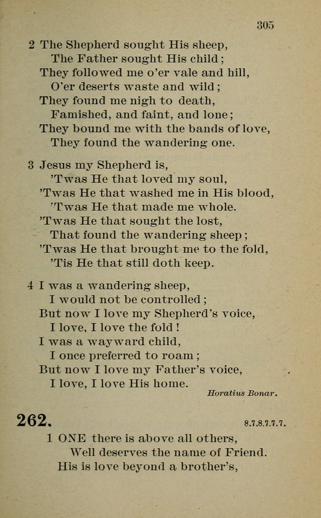 Hymnal: for churches and Sunday-schools of the Augustana Synod page 305