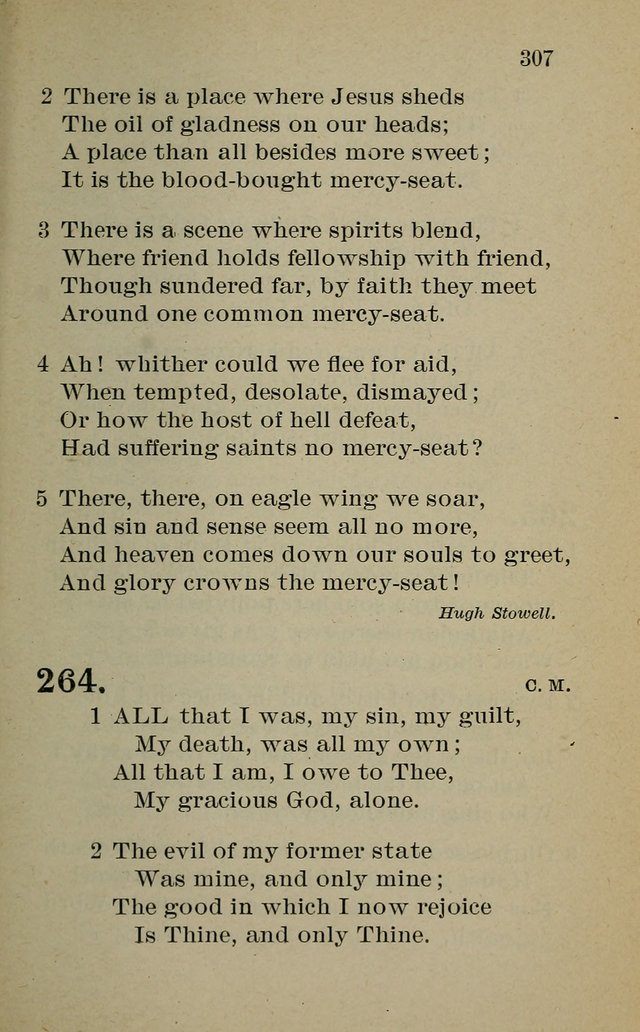 Hymnal: for churches and Sunday-schools of the Augustana Synod page 307