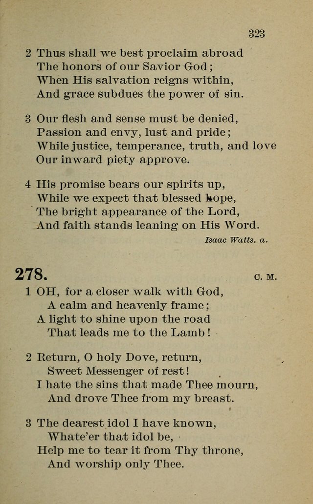 Hymnal: for churches and Sunday-schools of the Augustana Synod page 323