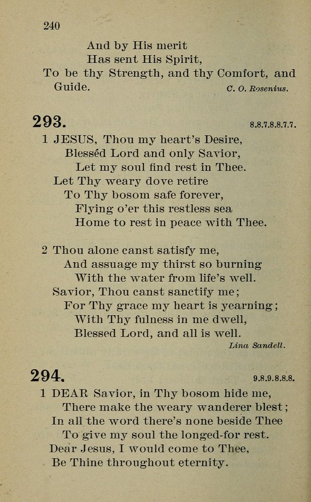 Hymnal: for churches and Sunday-schools of the Augustana Synod page 340