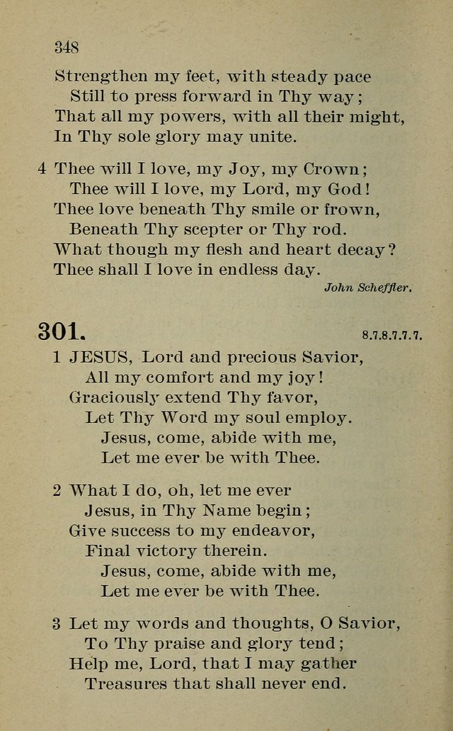 Hymnal: for churches and Sunday-schools of the Augustana Synod page 348