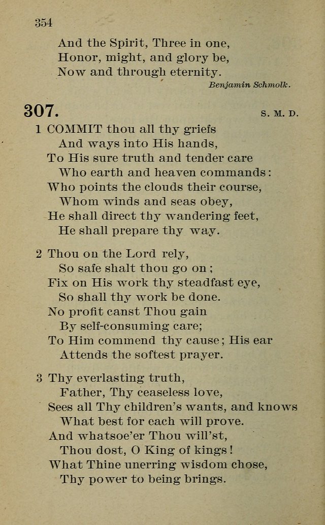 Hymnal: for churches and Sunday-schools of the Augustana Synod page 354