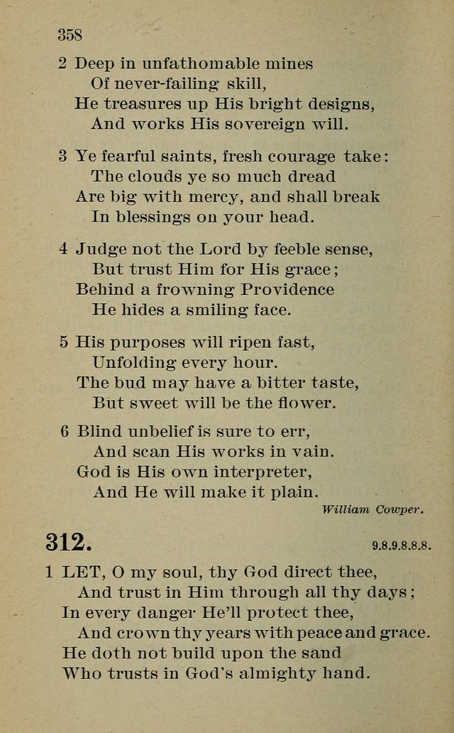 Hymnal: for churches and Sunday-schools of the Augustana Synod page 358