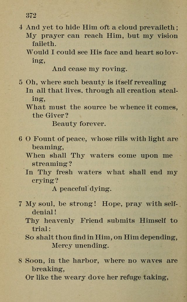 Hymnal: for churches and Sunday-schools of the Augustana Synod page 372