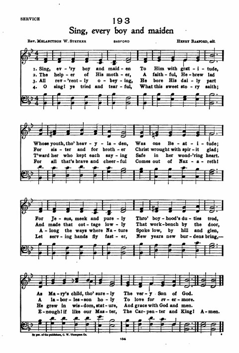 Hymns of the Centuries: Sunday School Edition page 194