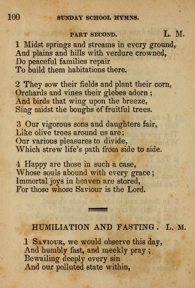 Hymns Composed for the Use of Sunday Schools, and Youthful Christians page 100