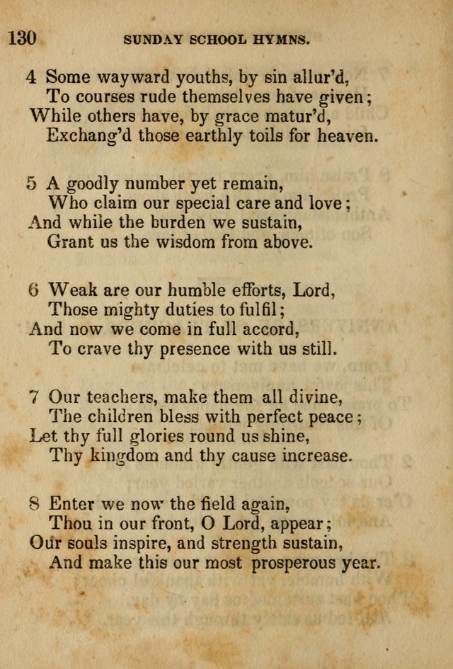 Hymns Composed for the Use of Sunday Schools, and Youthful Christians page 130