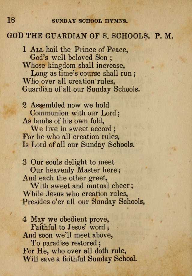 Hymns Composed for the Use of Sunday Schools, and Youthful Christians page 18