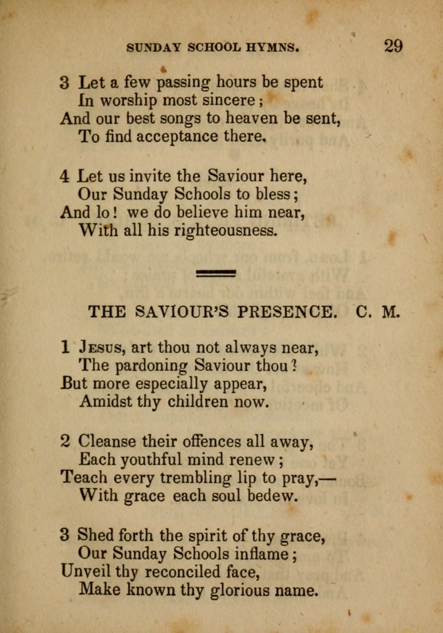 Hymns Composed for the Use of Sunday Schools, and Youthful Christians page 29