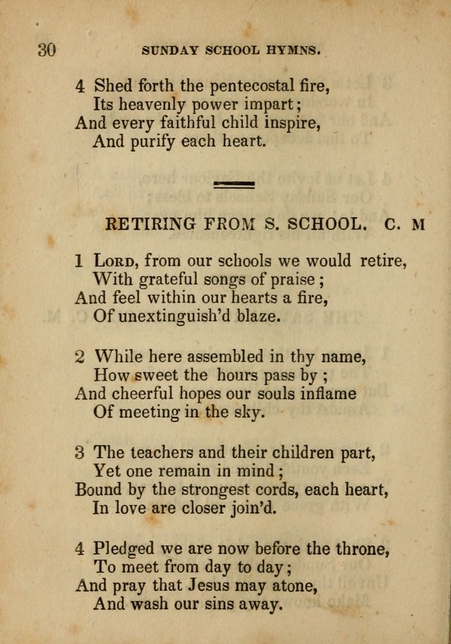 Hymns Composed for the Use of Sunday Schools, and Youthful Christians page 30