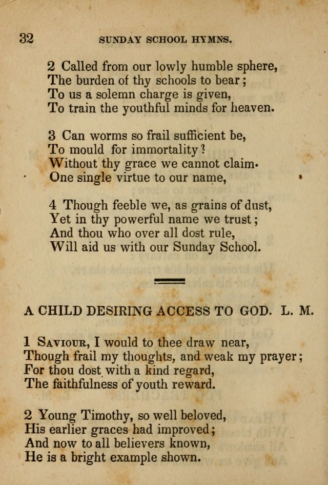 Hymns Composed for the Use of Sunday Schools, and Youthful Christians page 32