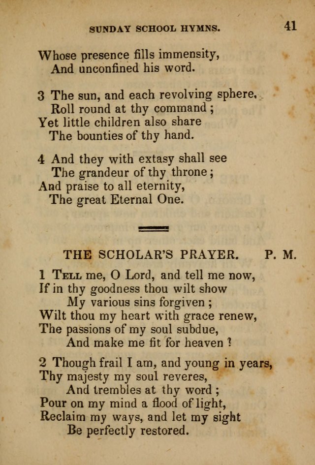 Hymns Composed for the Use of Sunday Schools, and Youthful Christians page 41