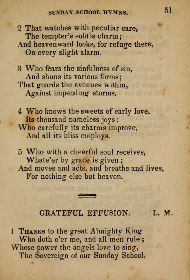 Hymns Composed for the Use of Sunday Schools, and Youthful Christians page 51