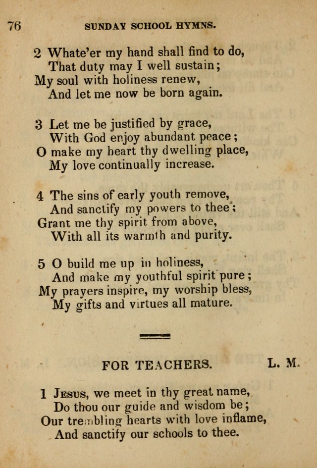 Hymns Composed for the Use of Sunday Schools, and Youthful Christians page 76