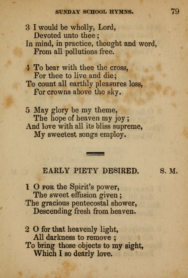 Hymns Composed for the Use of Sunday Schools, and Youthful Christians page 79