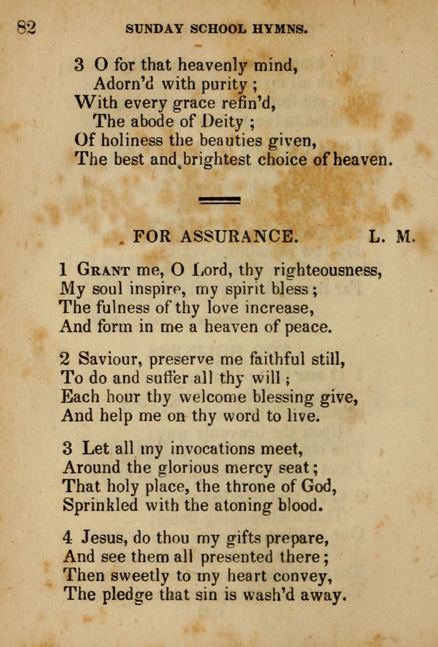 Hymns Composed for the Use of Sunday Schools, and Youthful Christians page 82