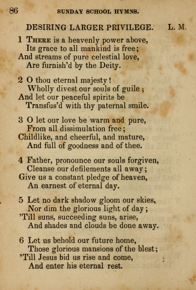 Hymns Composed for the Use of Sunday Schools, and Youthful Christians page 86