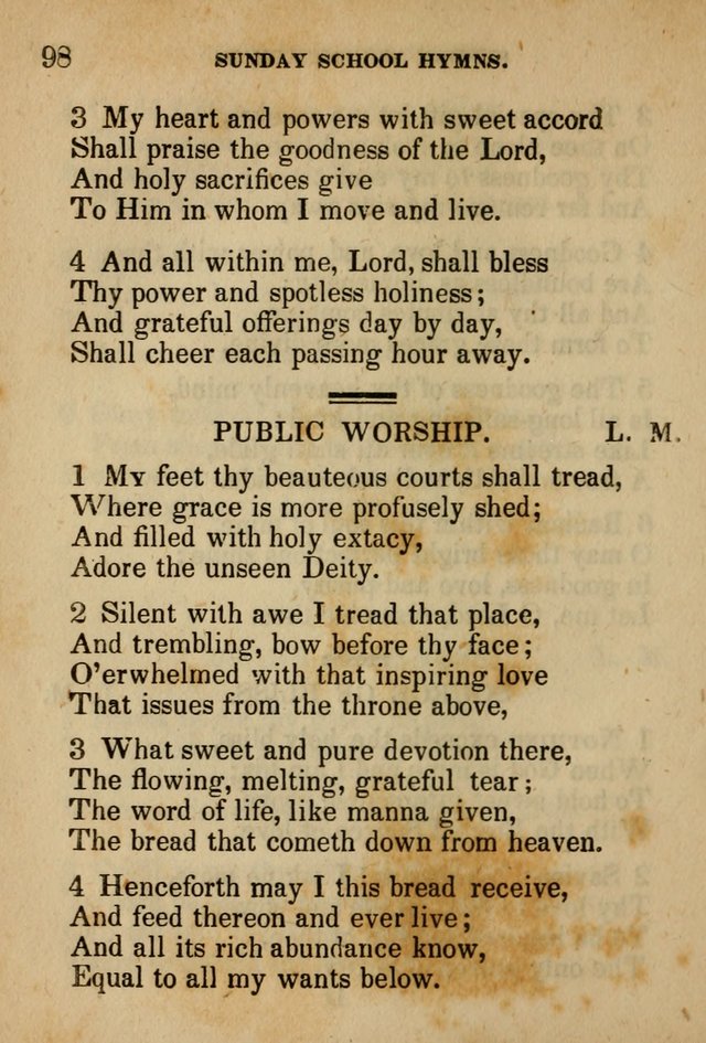 Hymns Composed for the Use of Sunday Schools, and Youthful Christians page 98