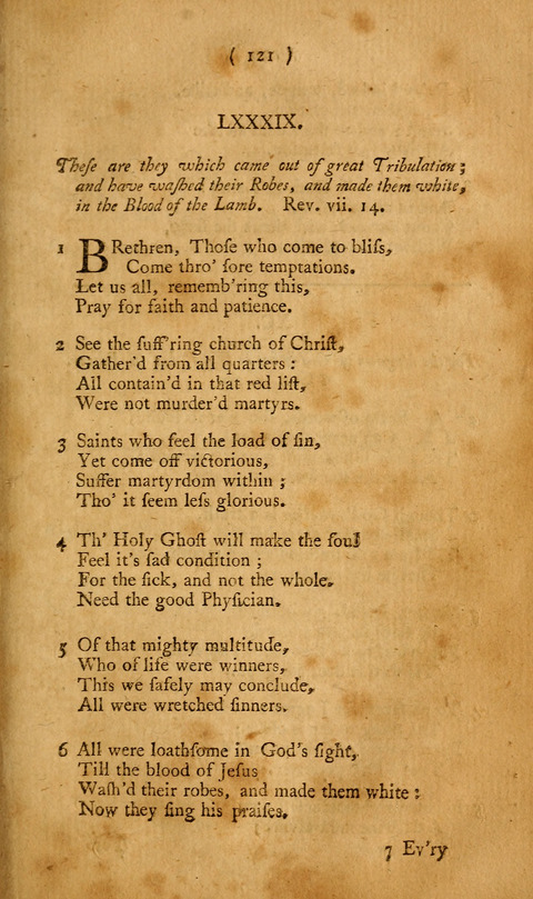 Hymns, etc.: composed on various subjects (10th ed.) page 121