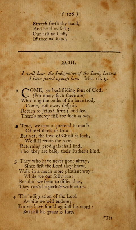 Hymns, etc.: composed on various subjects (10th ed.) page 126