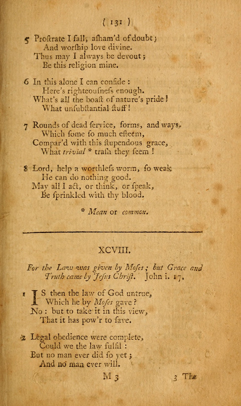 Hymns, etc.: composed on various subjects (10th ed.) page 131