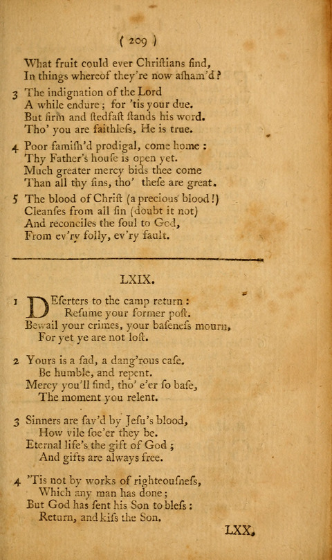 Hymns, etc.: composed on various subjects (10th ed.) page 209