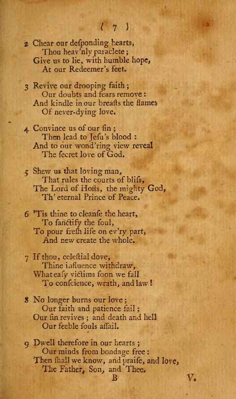 Hymns, etc.: composed on various subjects (10th ed.) page 7