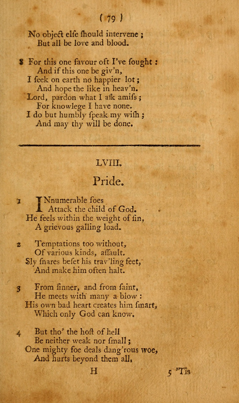 Hymns, etc.: composed on various subjects (10th ed.) page 79