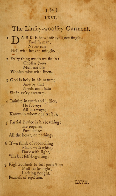 Hymns, etc.: composed on various subjects (10th ed.) page 89