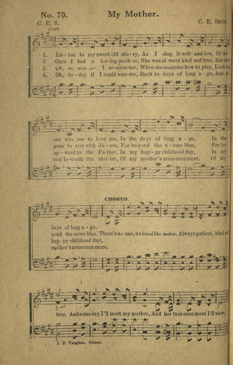 Heavenly Echoes No. 2: for Sunday Schools Singing Schools & Social Gatherings page 62