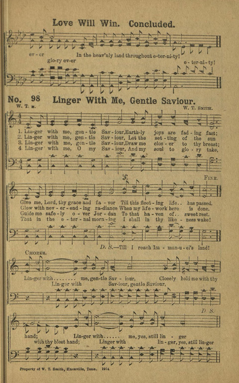 Heavenly Echoes No. 2: for Sunday Schools Singing Schools & Social Gatherings page 89