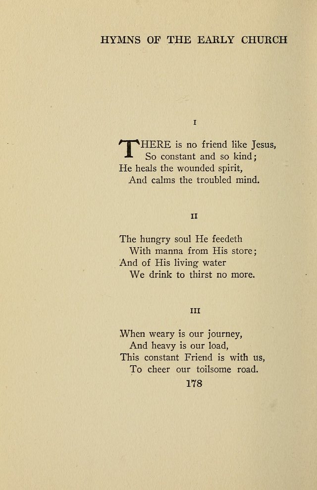 Hymns of the Early Church: translated from Greek and Latin sources; together with translations from a later period; centos and suggestions from the Greek; and several original pieces page 178