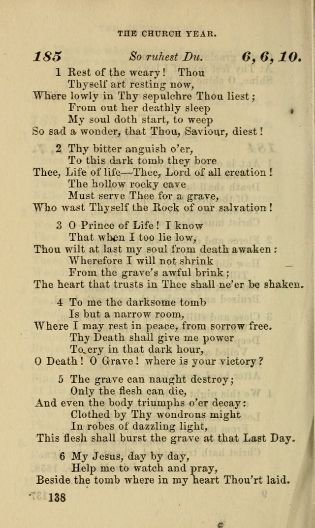 Hymns for the use of the Evangelical Lutheran Church, by the Authority of the Ministerium of Pennsylvania page 136