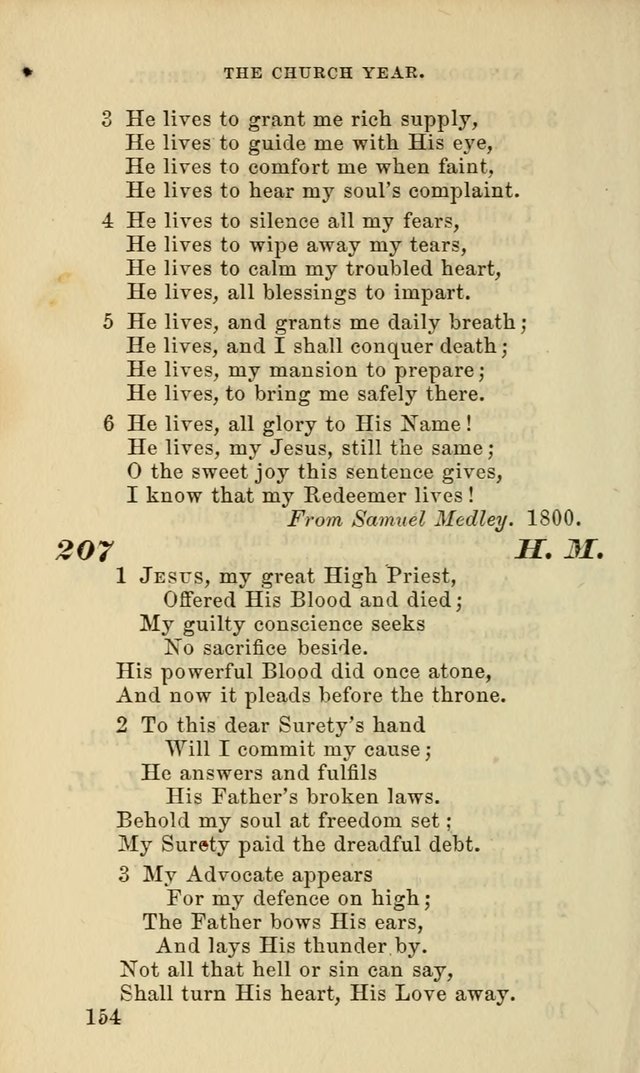 Hymns for the use of the Evangelical Lutheran Church, by the Authority of the Ministerium of Pennsylvania page 154