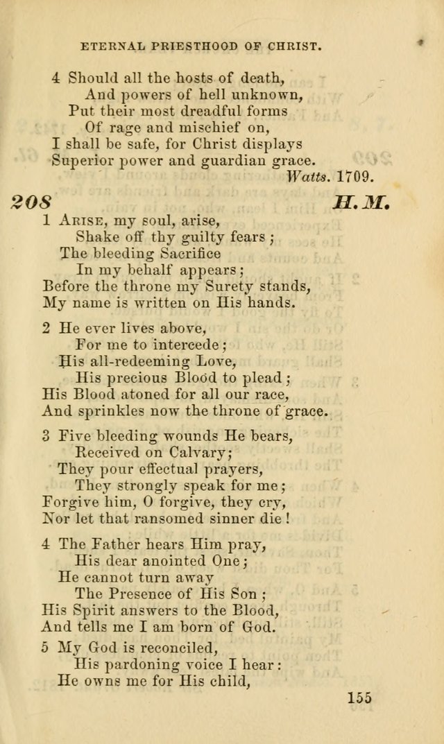 Hymns for the use of the Evangelical Lutheran Church, by the Authority of the Ministerium of Pennsylvania page 155