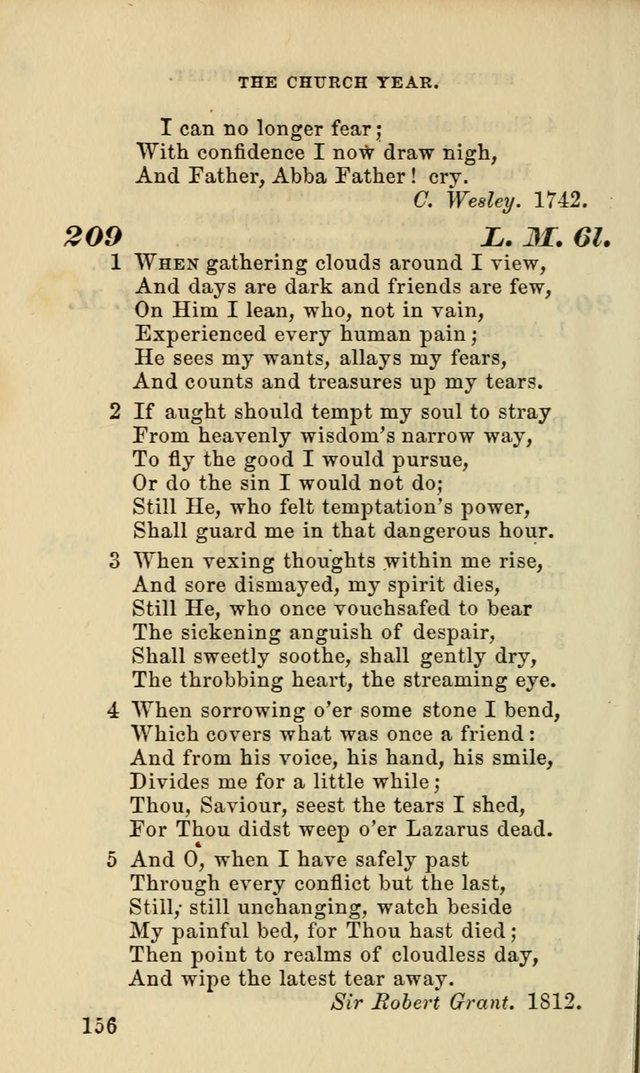 Hymns for the use of the Evangelical Lutheran Church, by the Authority of the Ministerium of Pennsylvania page 156