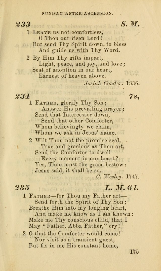 Hymns for the use of the Evangelical Lutheran Church, by the Authority of the Ministerium of Pennsylvania page 175