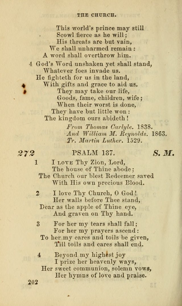 Hymns for the use of the Evangelical Lutheran Church, by the Authority of the Ministerium of Pennsylvania page 202