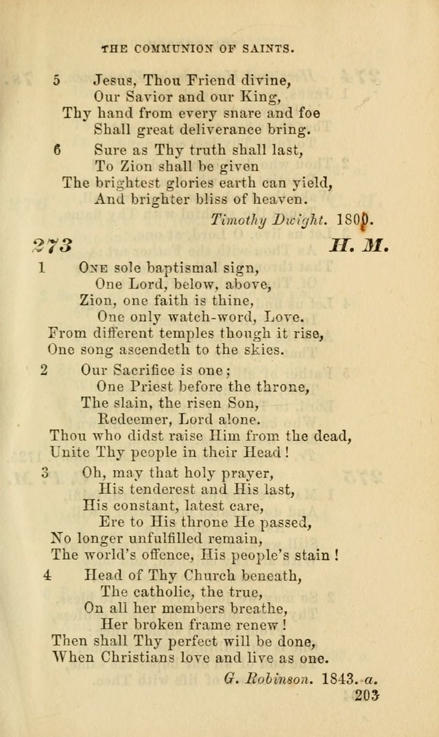 Hymns for the use of the Evangelical Lutheran Church, by the Authority of the Ministerium of Pennsylvania page 203