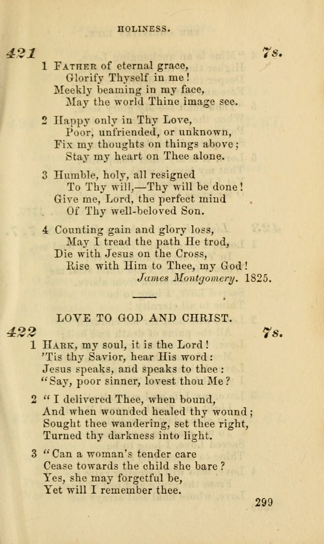 Hymns for the use of the Evangelical Lutheran Church, by the Authority of the Ministerium of Pennsylvania page 299