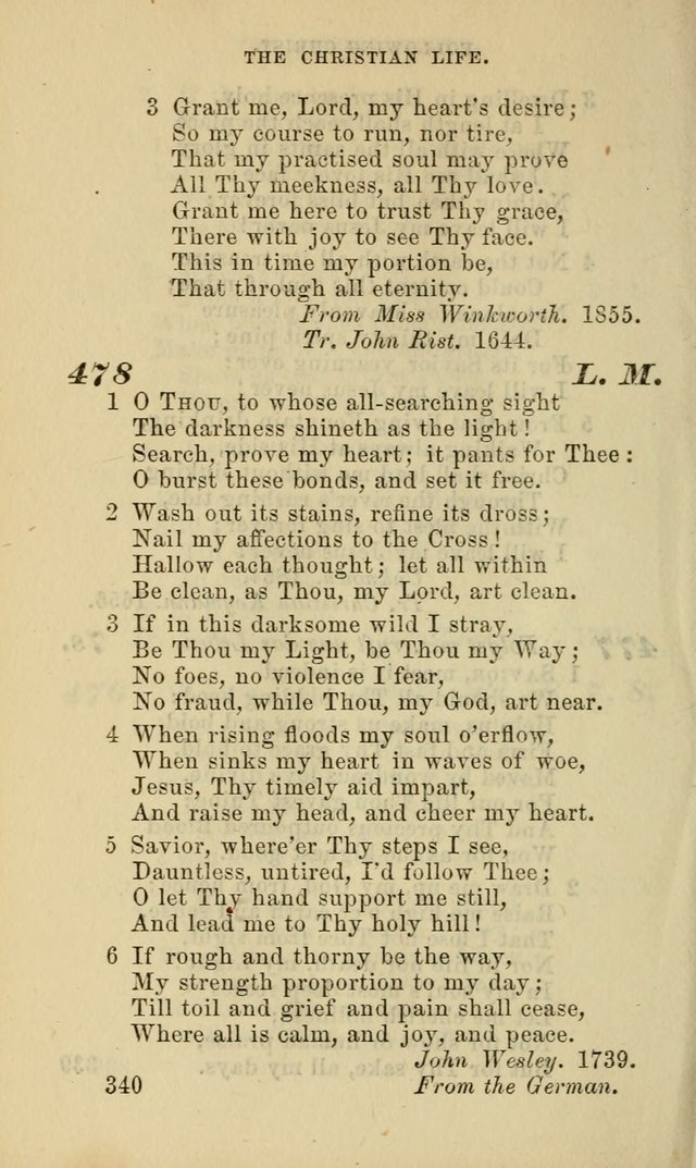 Hymns for the use of the Evangelical Lutheran Church, by the Authority of the Ministerium of Pennsylvania page 340