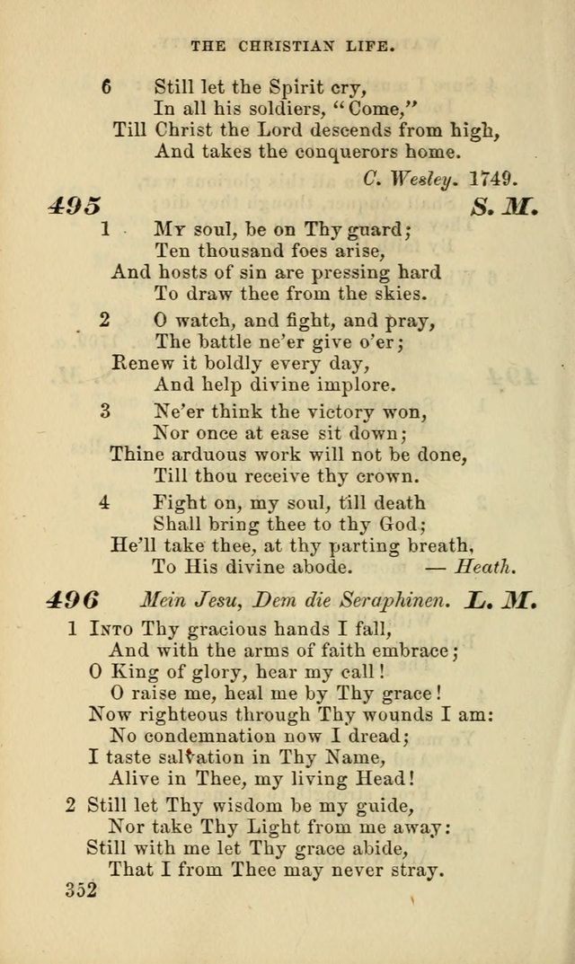 Hymns for the use of the Evangelical Lutheran Church, by the Authority of the Ministerium of Pennsylvania page 352