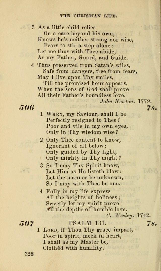 Hymns for the use of the Evangelical Lutheran Church, by the Authority of the Ministerium of Pennsylvania page 358