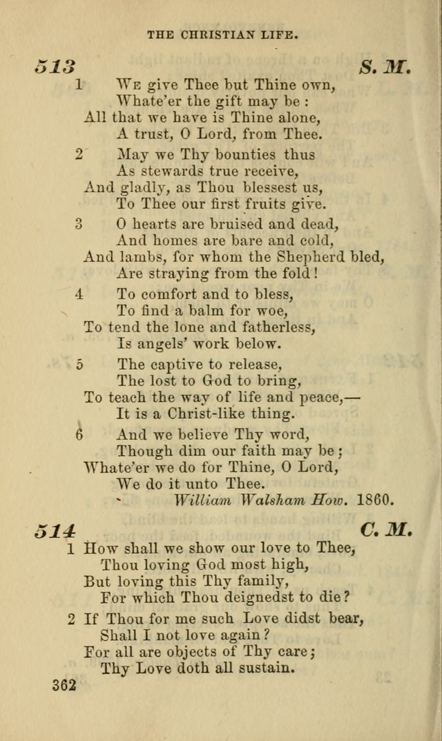 Hymns for the use of the Evangelical Lutheran Church, by the Authority of the Ministerium of Pennsylvania page 362