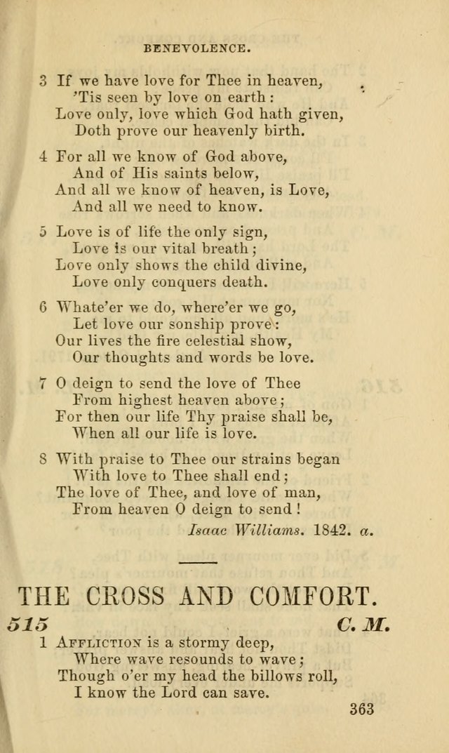 Hymns for the use of the Evangelical Lutheran Church, by the Authority of the Ministerium of Pennsylvania page 363