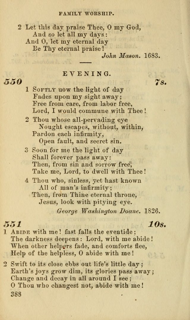 Hymns for the use of the Evangelical Lutheran Church, by the Authority of the Ministerium of Pennsylvania page 388